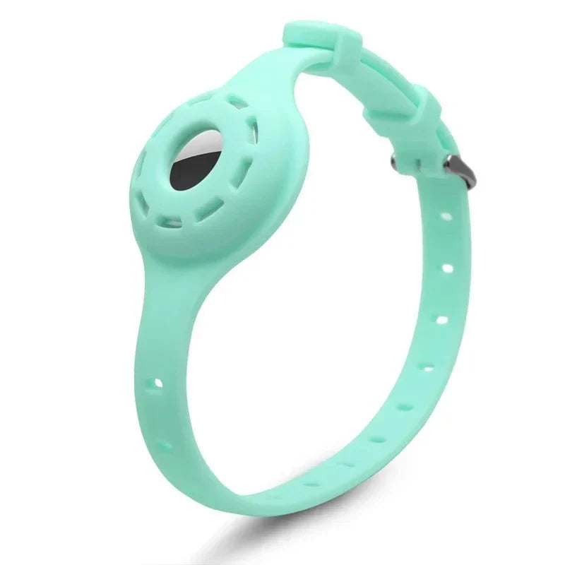 SiliPaw™ | Verstellbares Silikon-Haustierhalsband mit AirTag-Halter