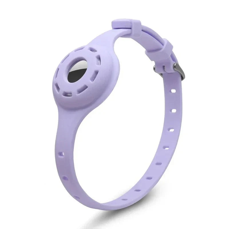 SiliPaw™ | Verstellbares Silikon-Haustierhalsband mit AirTag-Halter