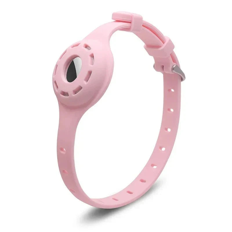 SiliPaw™ | Verstellbares Silikon-Haustierhalsband mit AirTag-Halter