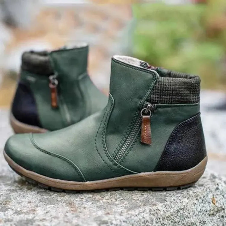 Bottines Femme Confortables avec Fermeture Éclair – Chic, Pratiques & Quotidiennes