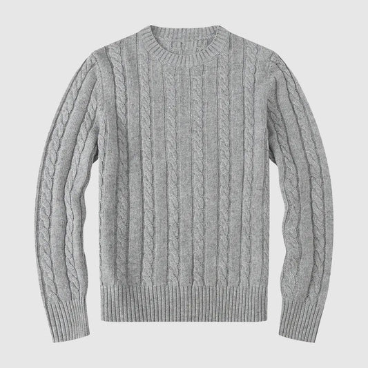 Pull avec motif torsadé pour homme – Confortable, Stylé & Polyvalent