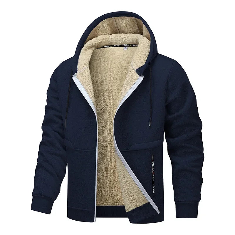 Sherpa Hoodie Homme | Veste à Capuche Chaude et Confortable