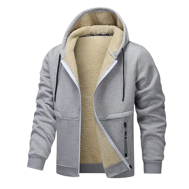 Sherpa Hoodie Homme | Veste à Capuche Chaude et Confortable
