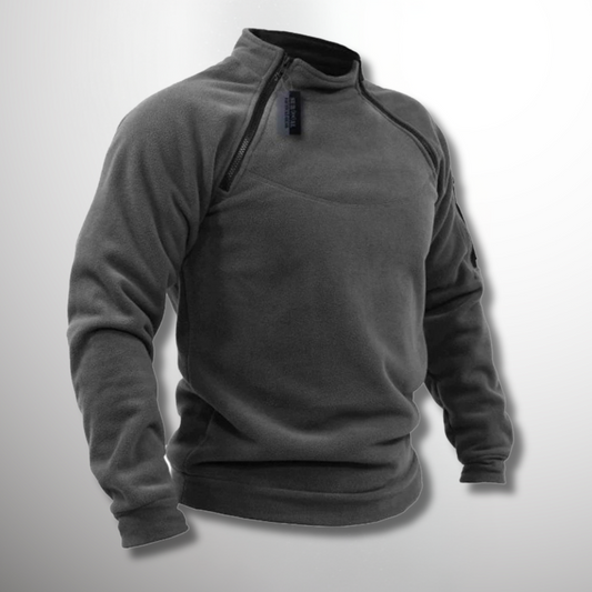 Lawrence | Sweatshirt Homme à Col Zippé | Confort Extérieur Style Moderne