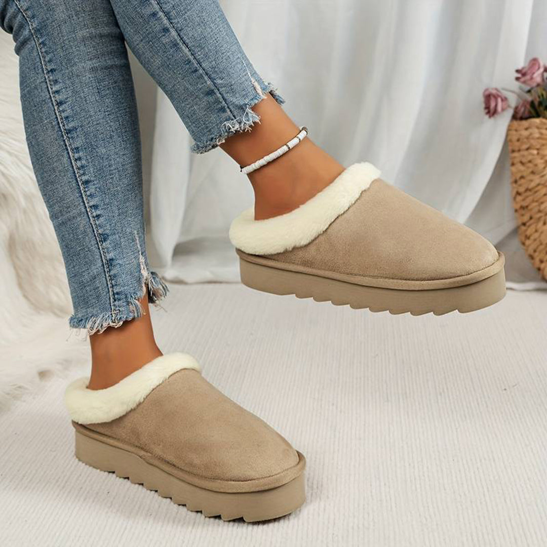Aubine | Chaussons Hiver Confortables pour Femme avec Doublure Douce et Chaude
