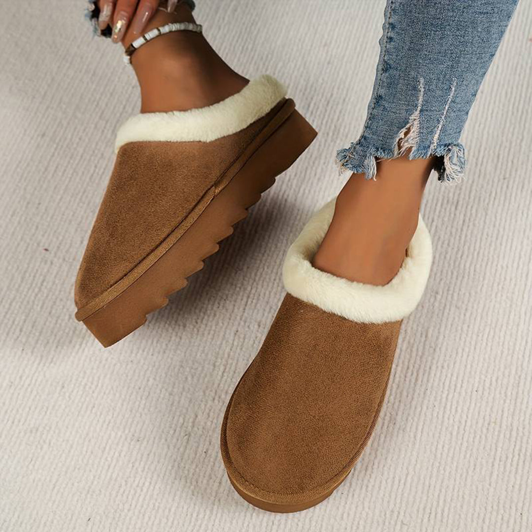 Aubine | Chaussons Hiver Confortables pour Femme avec Doublure Douce et Chaude