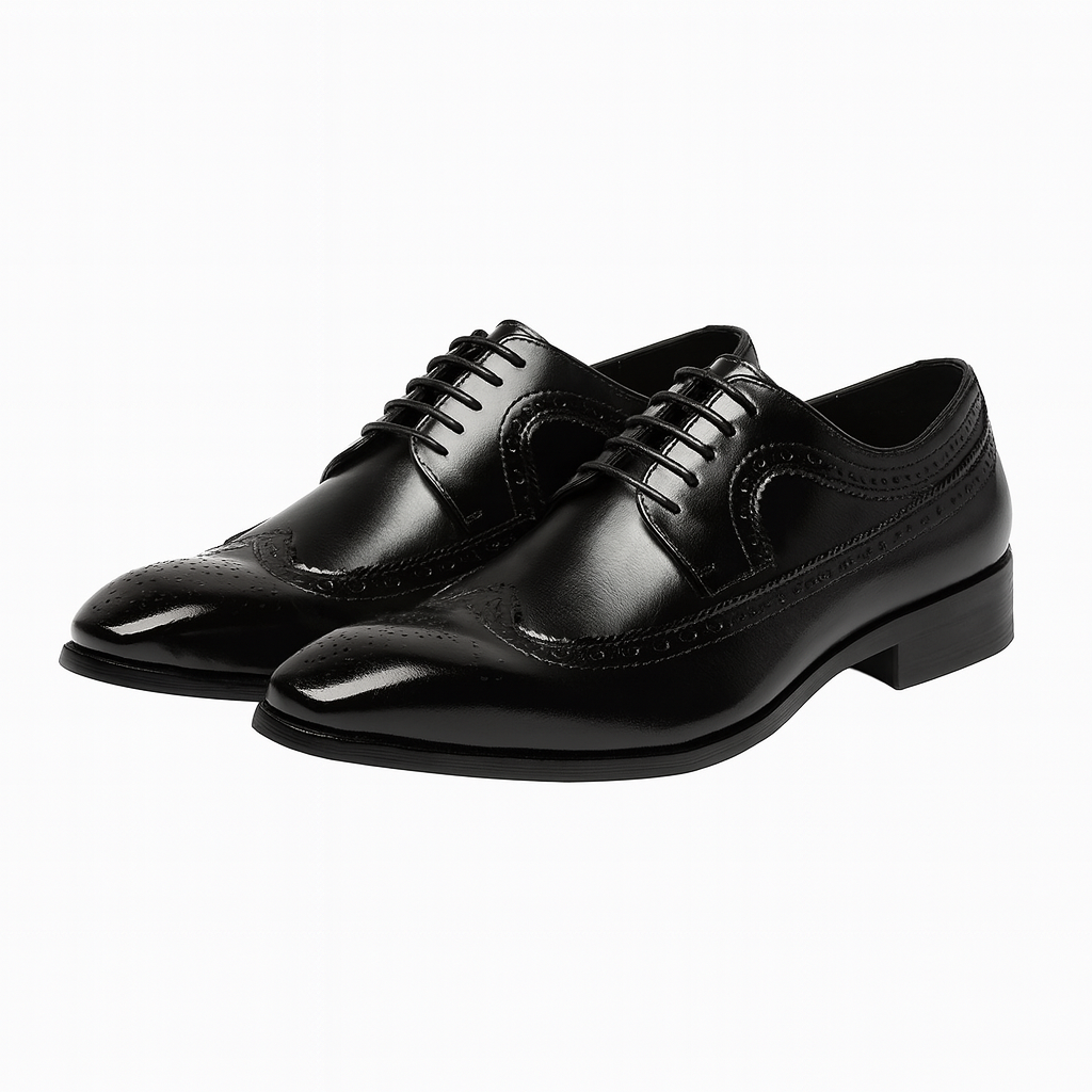 Anton | Chaussures Brogue Oxford Homme | Lacets Classiques pour Tenue Formelle