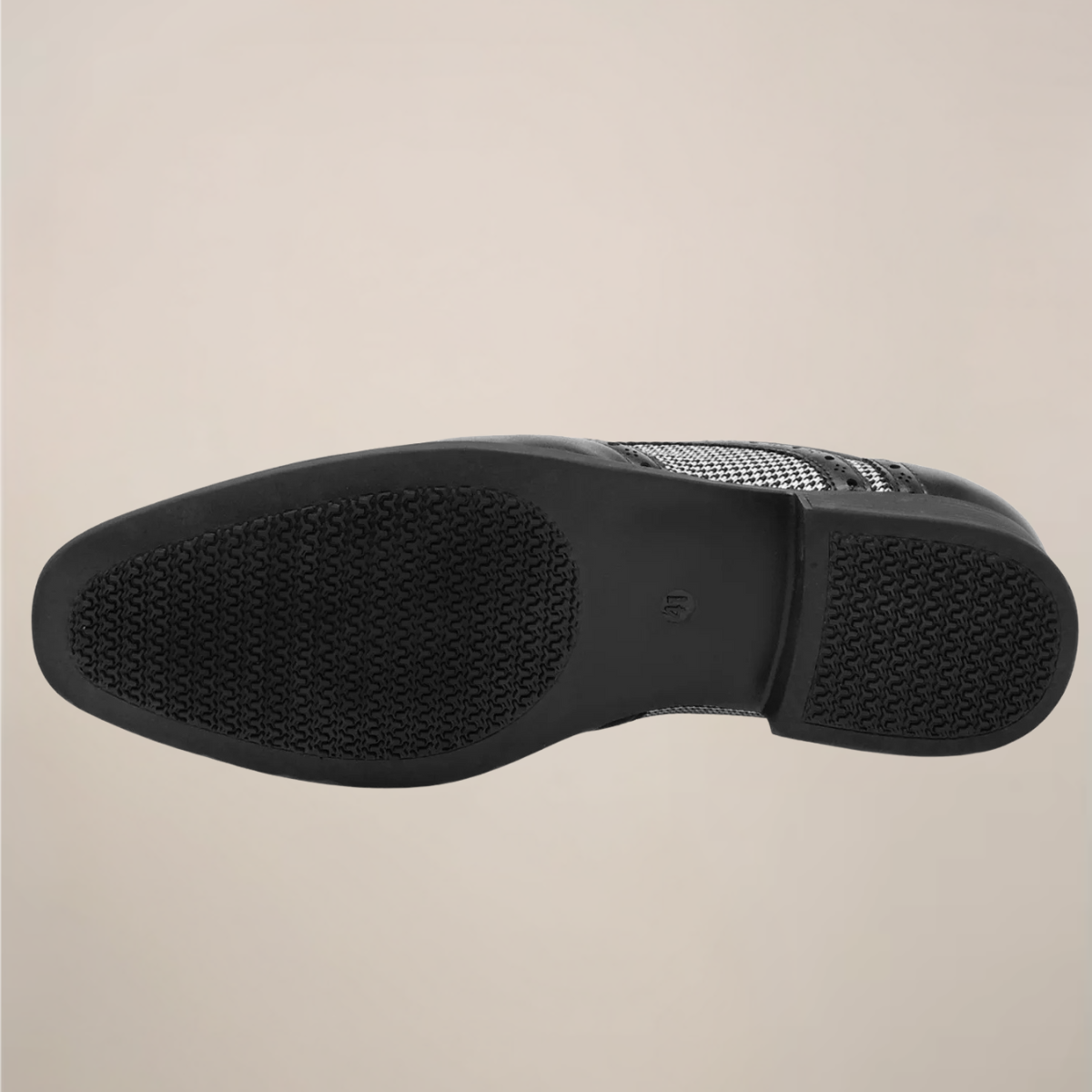 Alex | Chaussures Homme Oxford Pied-de-Poule | Détails Brogue Classiques