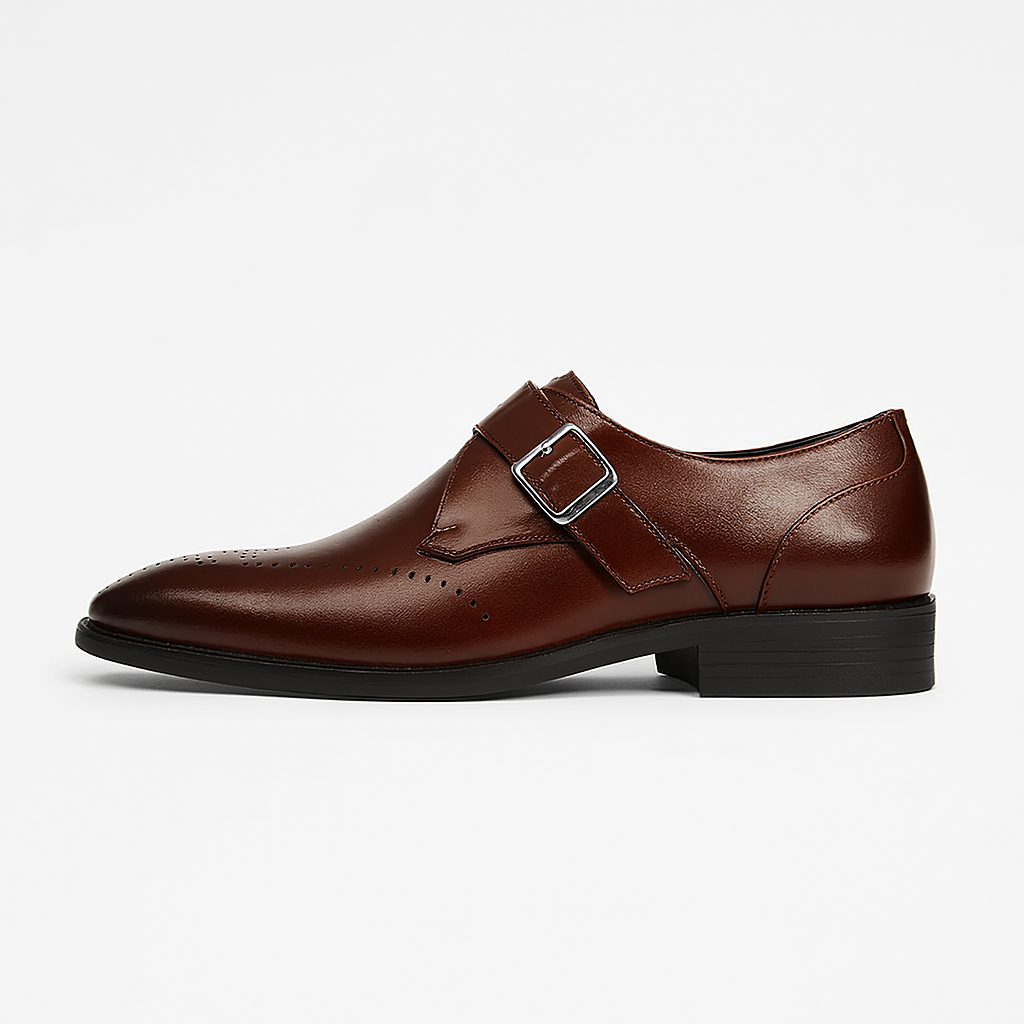 Archer | Chaussures Monk Strap Homme | Design Classique à Boucle Élégante