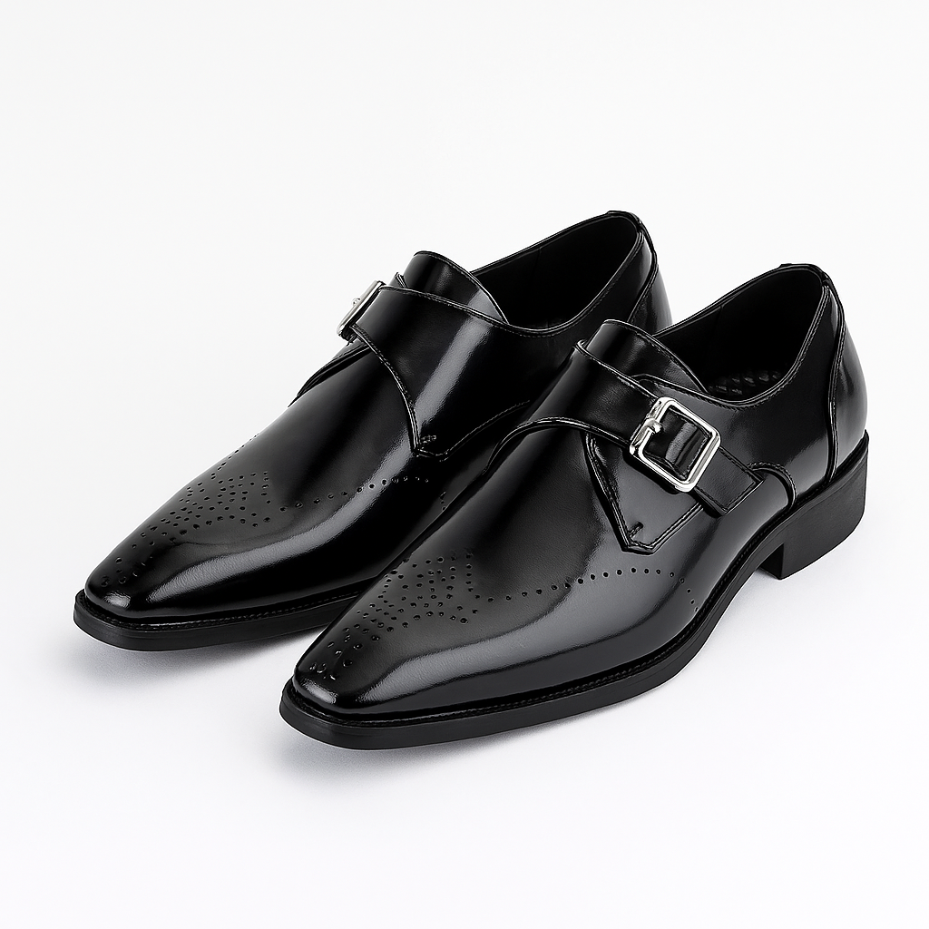 Archer | Chaussures Monk Strap Homme | Design Classique à Boucle Élégante