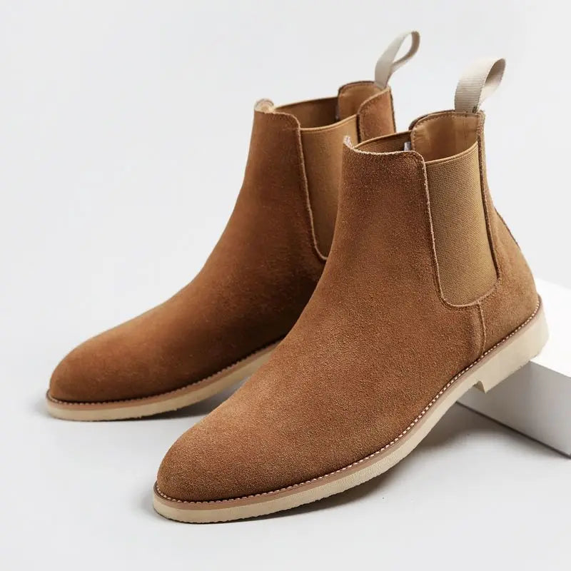 Allen | Bottines Chelsea Homme Rétro à Cheville Moyenne | Style Classique et Élégant