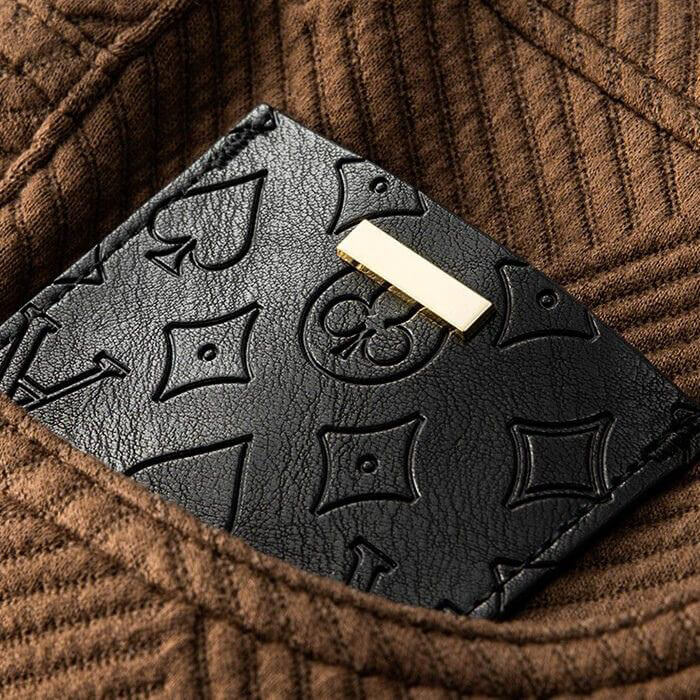 Amos | Pantalon Homme Texturé à Motif Géométrique | Élégance et Confort Moderne