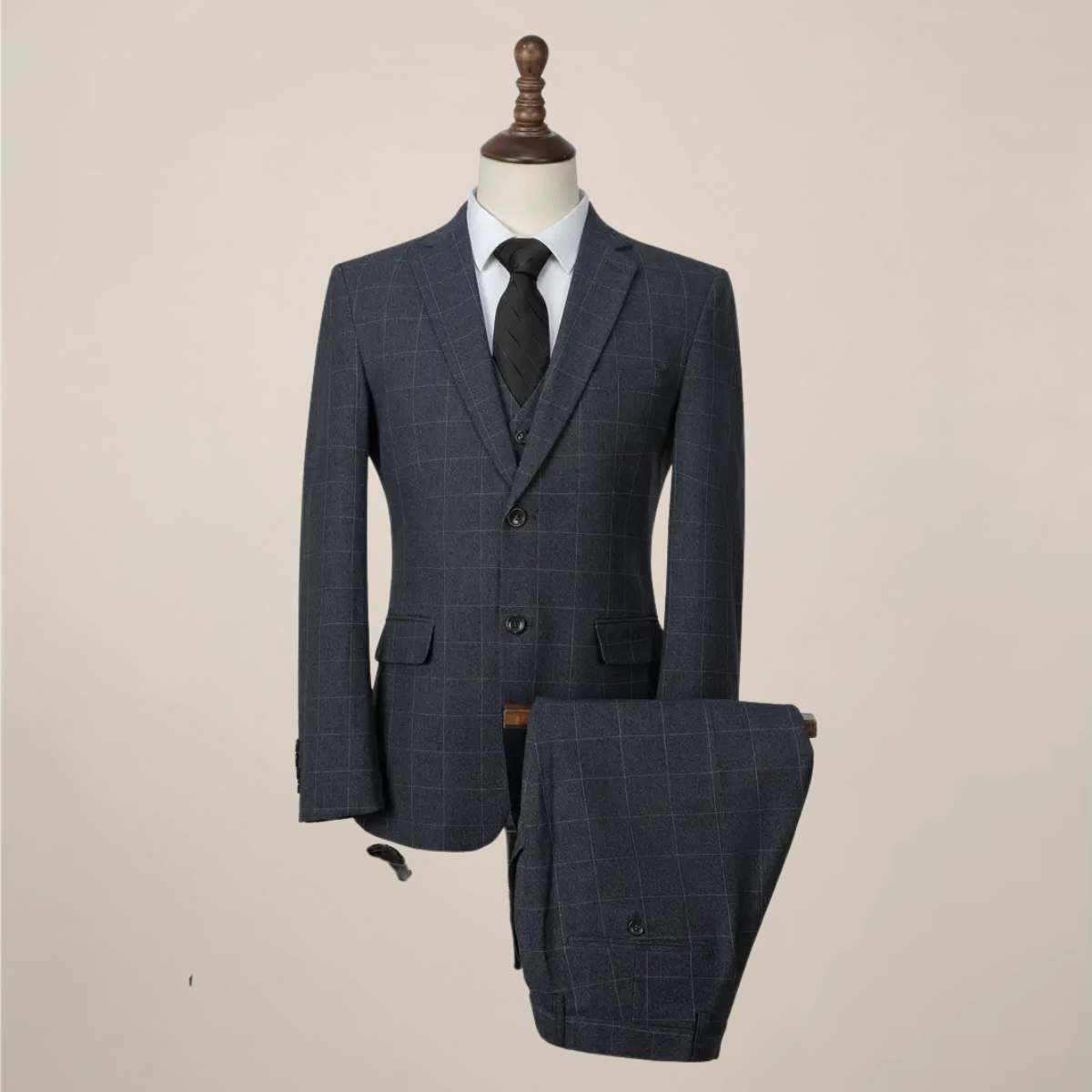 Aaron | Costume Homme Trois Pièces Slim Fit | Ensemble Forme Élégante pour Mariages et Soirées