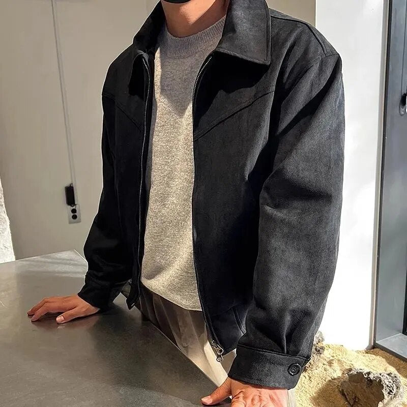 Ashton | Veste Zippée Vintage Homme | Blouson Décontracté Quotidien