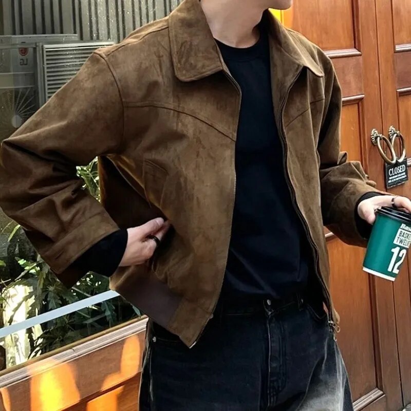 Ashton | Veste Zippée Vintage Homme | Blouson Décontracté Quotidien