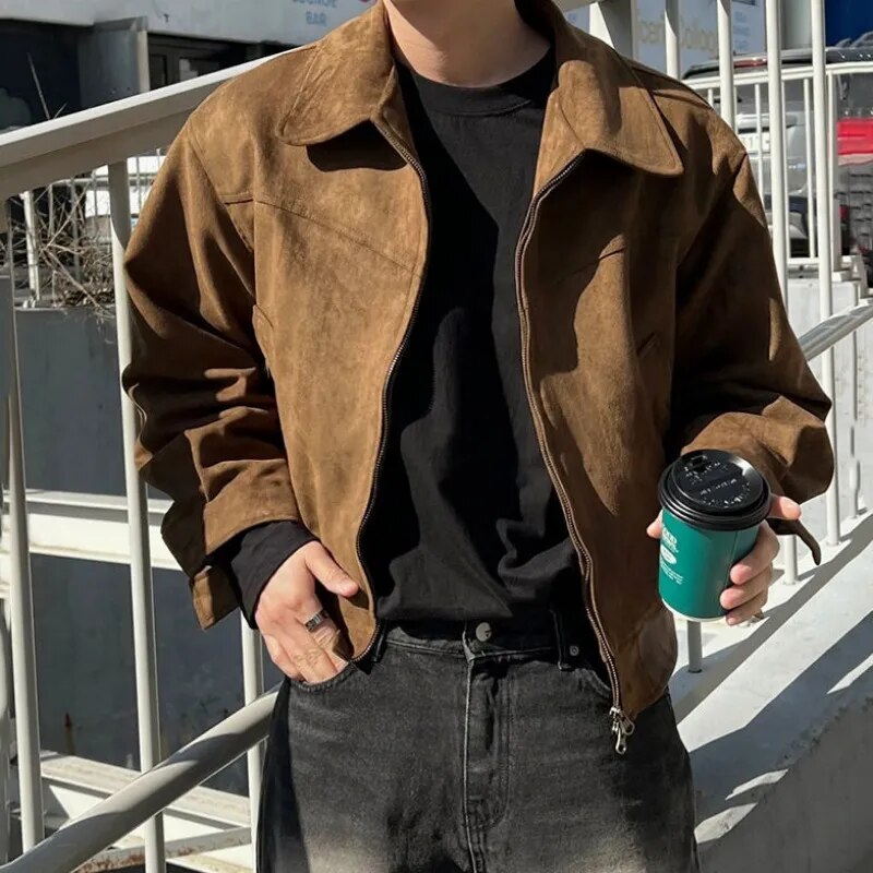 Ashton | Veste Zippée Vintage Homme | Blouson Décontracté Quotidien