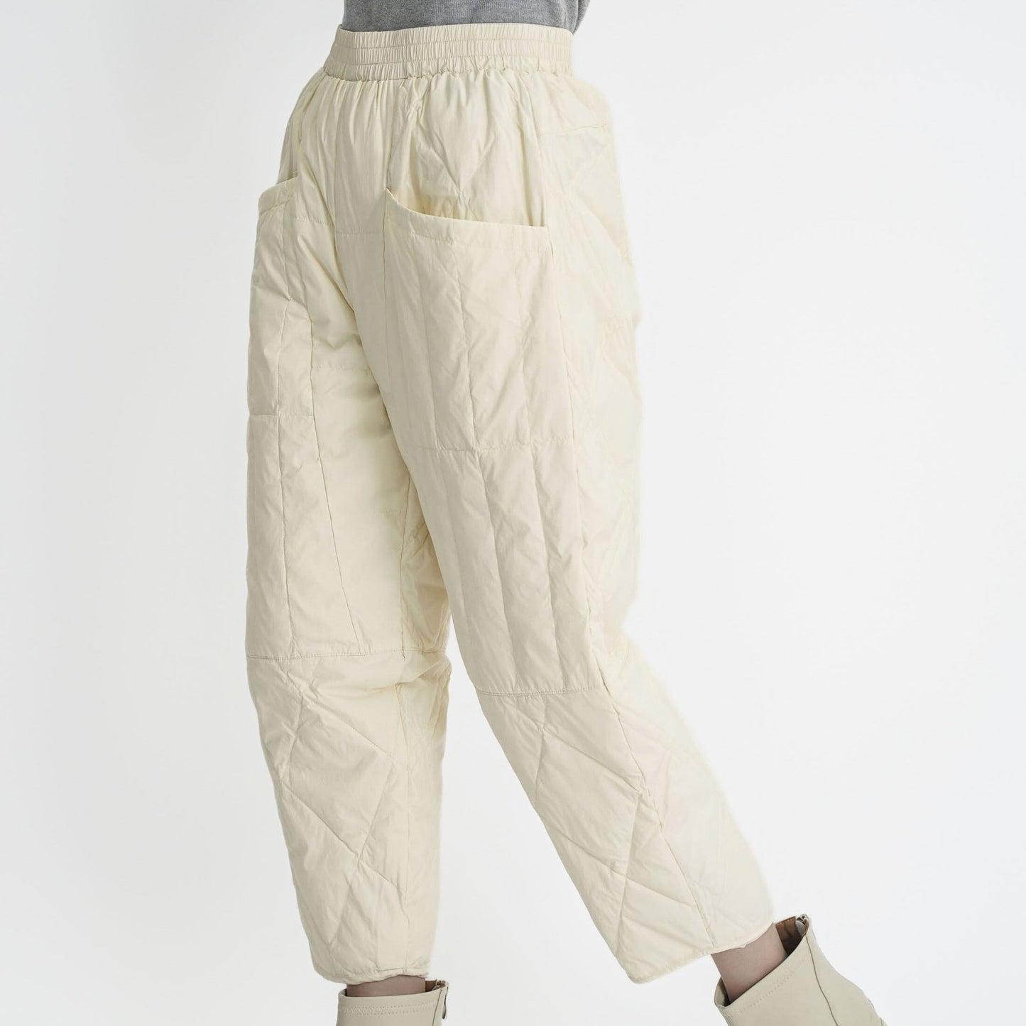 Lined Leisure Pants Femme | Pantalon Doublé avec Taille Élastique et Poches