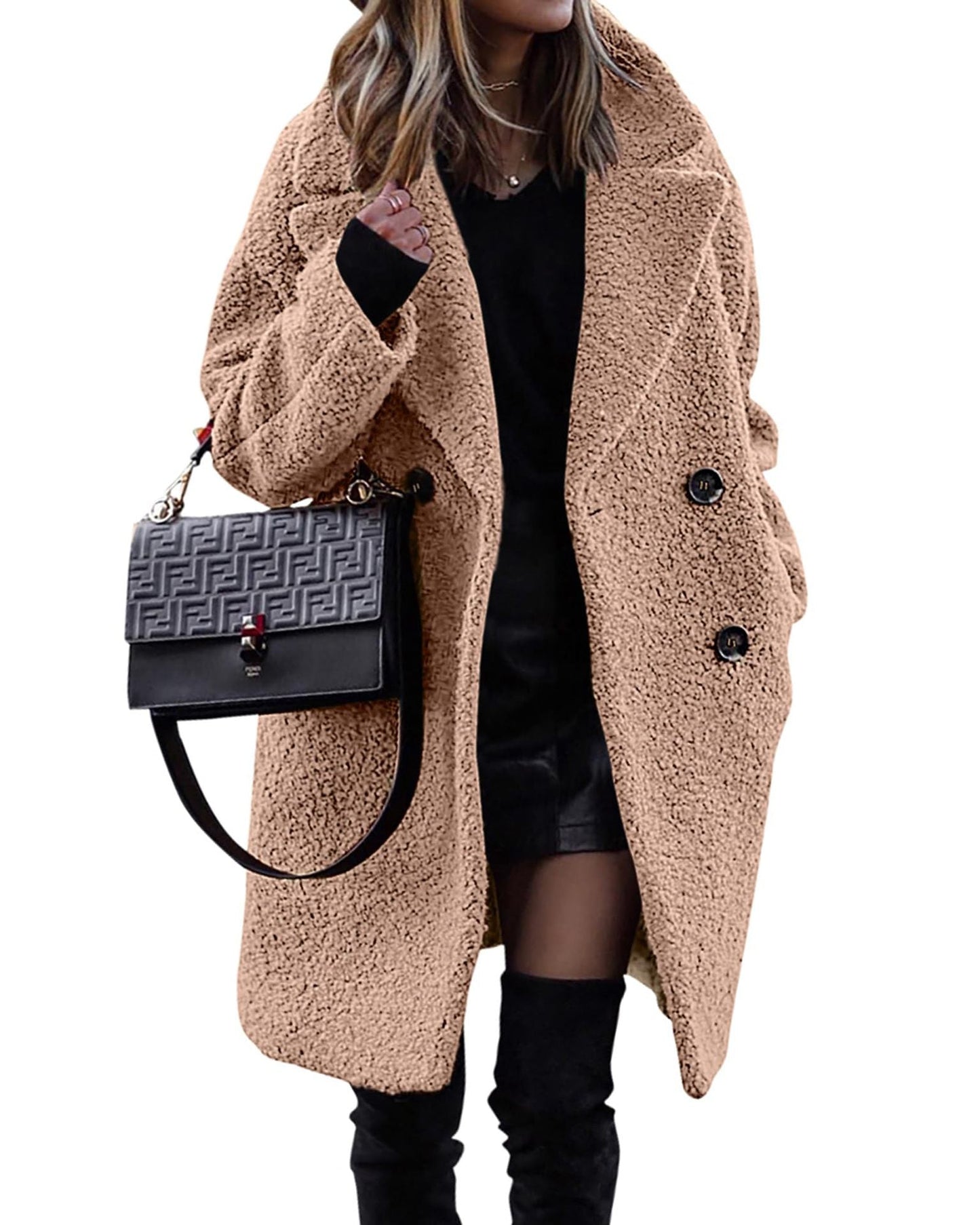 Bouclé Coat Femme | Élégance Urbaine et Confort Hivernal