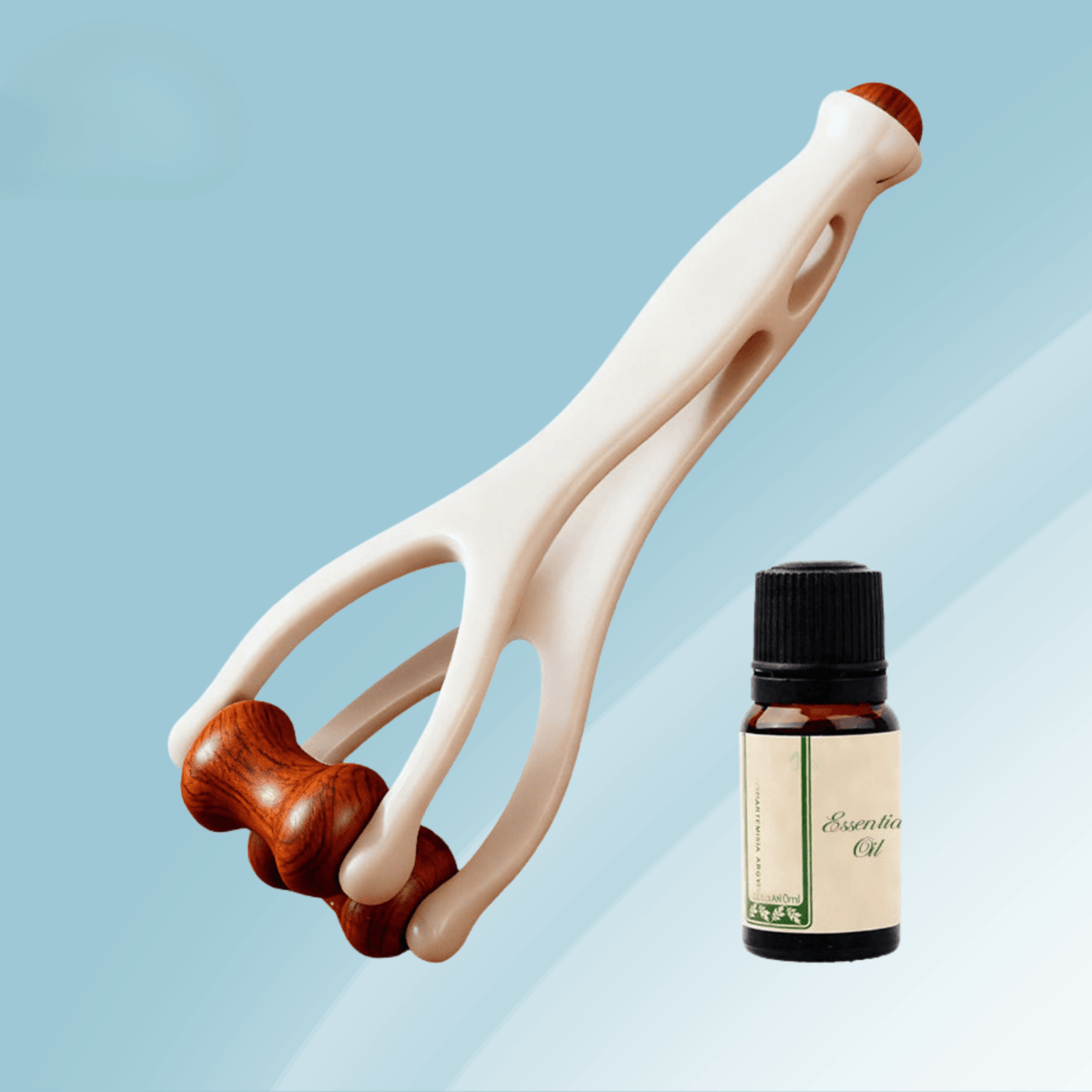 PalmRelief™ | Handmassage-Roller aus natürlichem Bian-Stein