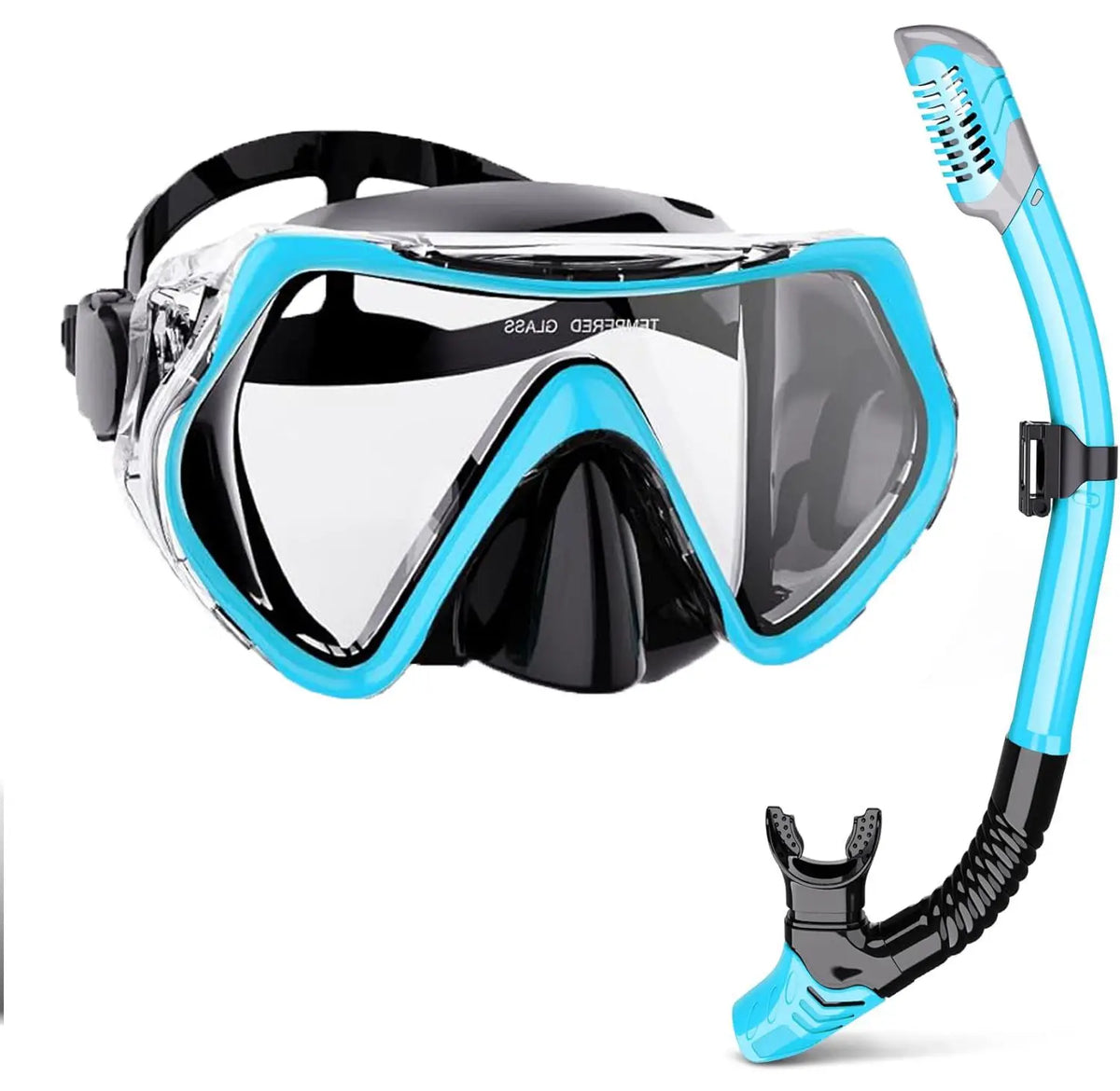 AquaVision™ | Schnorchelset mit 180°-Panoramamaske und Trockenschnorchel