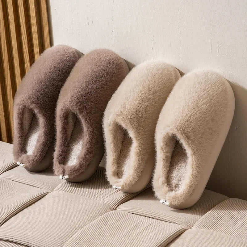 Nadège | Chaussons Femme Intérieur Fermés en Velours Doux avec Doublure Chaude & Confort Moelleux