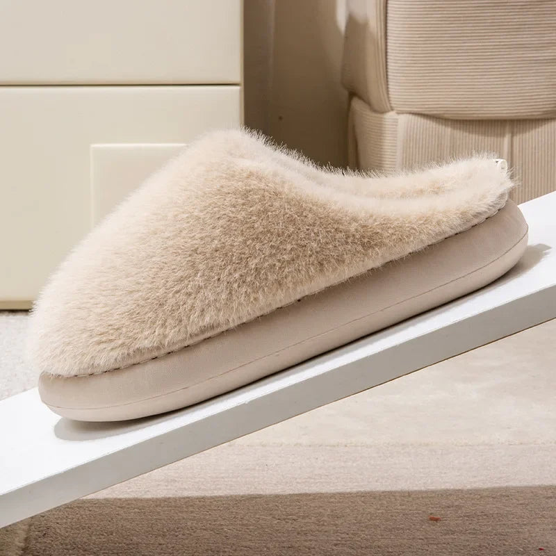 Nadège | Chaussons Femme Intérieur Fermés en Velours Doux avec Doublure Chaude & Confort Moelleux