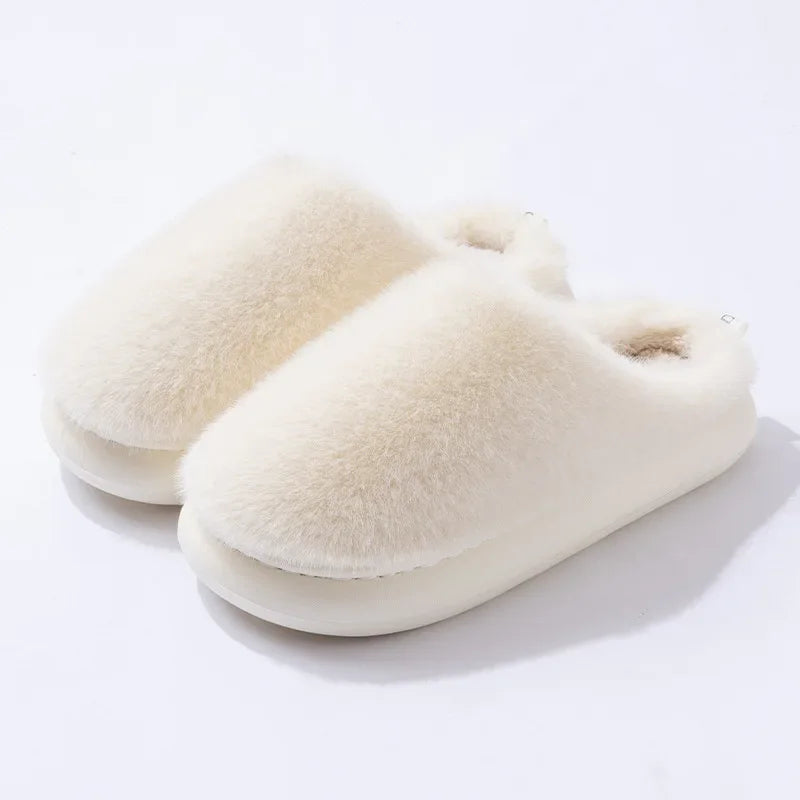 Nadège | Chaussons Femme Intérieur Fermés en Velours Doux avec Doublure Chaude & Confort Moelleux