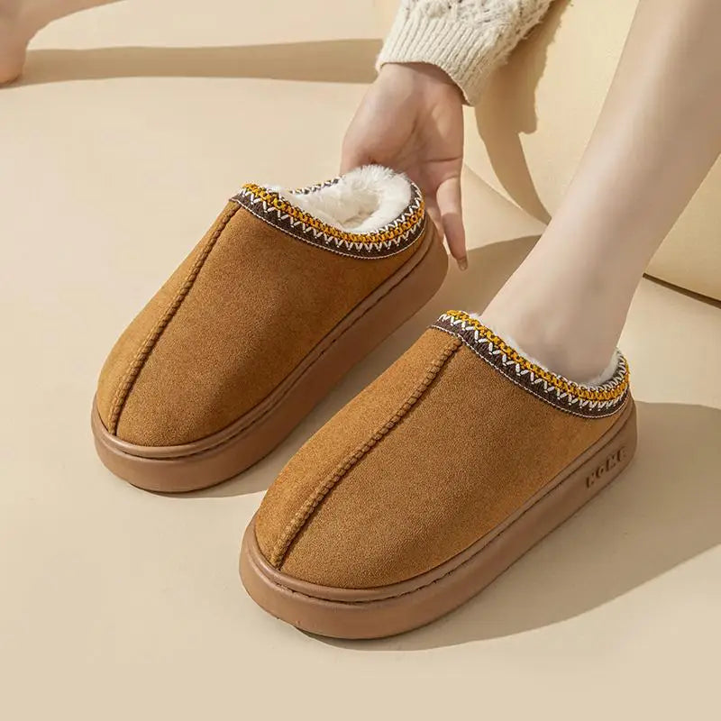 Morgane | Chaussons Femme Hiver avec Doublure Douce & Semelle Antidérapante pour Confort Intérieur