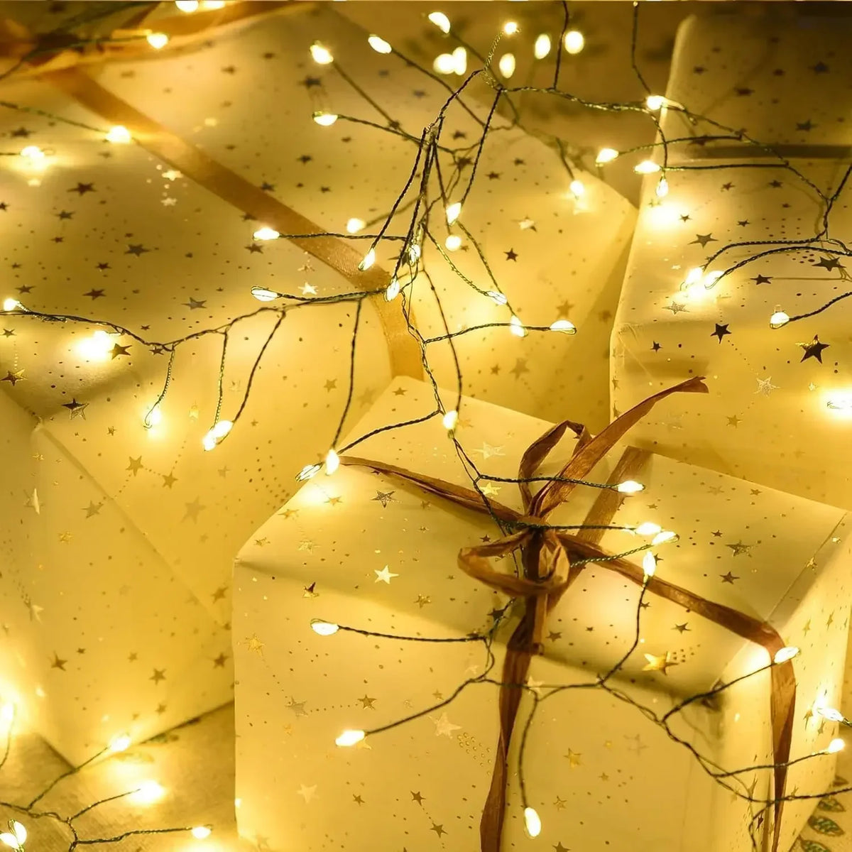 Ignisia™ | LED-Feuerwerks-Lichterkette mit Fernbedienung für Innen und Außen