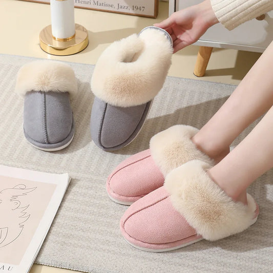 Myriam | Chaussons Femme Intérieur en Velours Doux avec Doublure Moelleuse & Confort Cocooning