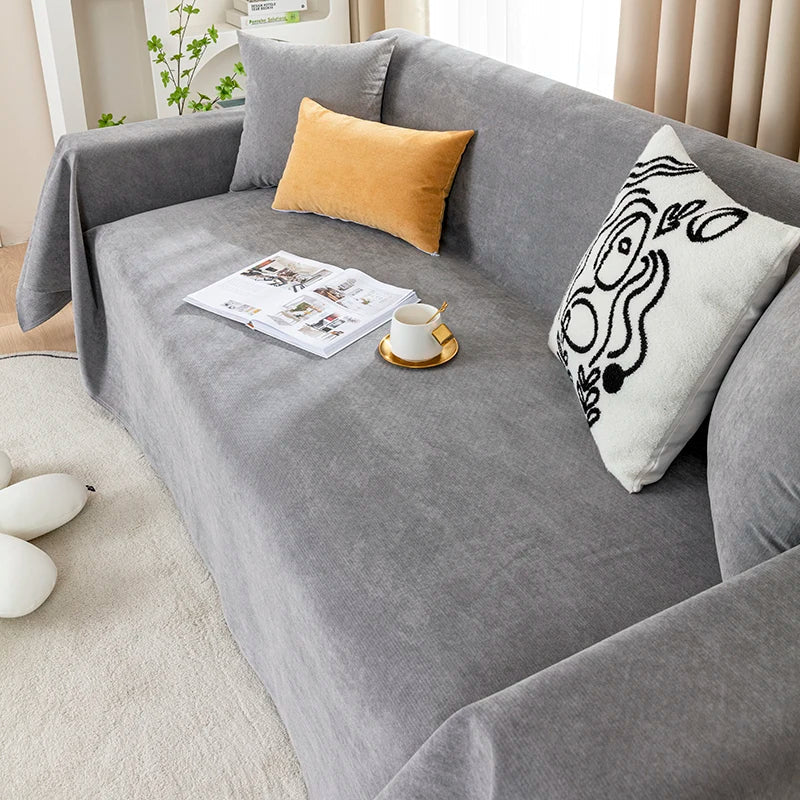 HomeGuard™ | Vielseitige Sofa-Decke mit Quasten für Möbel- und Sofaschutz
