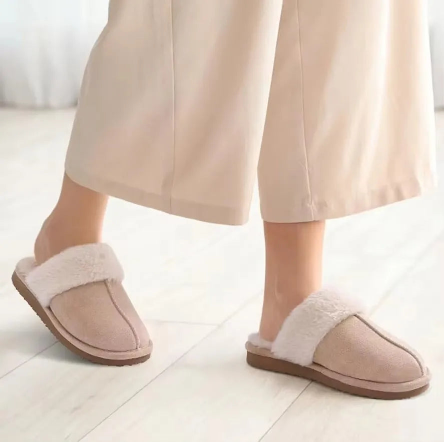 Myriam | Chaussons Femme Intérieur en Velours Doux avec Doublure Moelleuse & Confort Cocooning