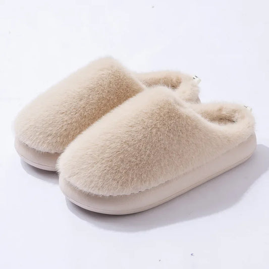 Nadège | Chaussons Femme Intérieur Fermés en Velours Doux avec Doublure Chaude & Confort Moelleux