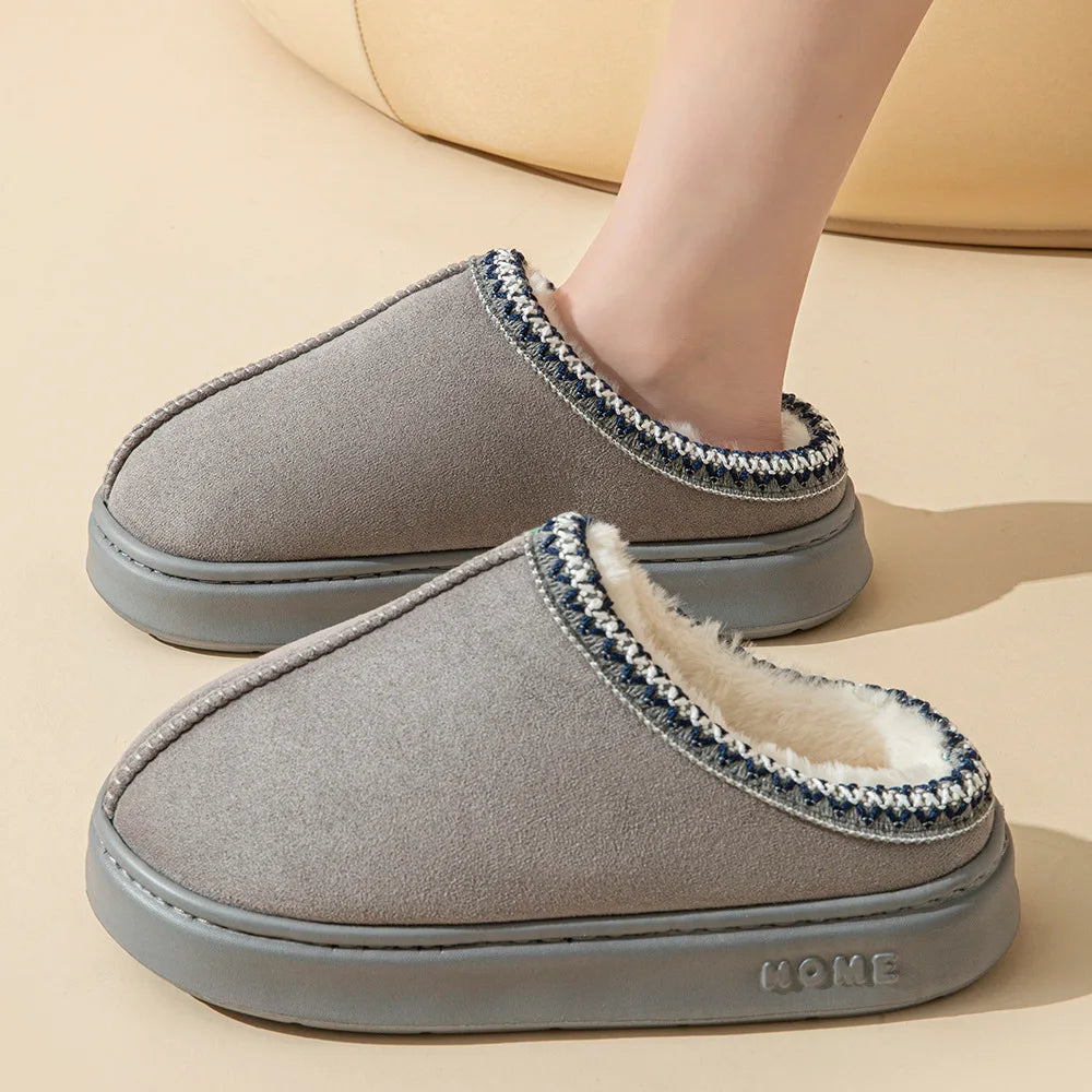 Morgane | Chaussons Femme Hiver avec Doublure Douce & Semelle Antidérapante pour Confort Intérieur
