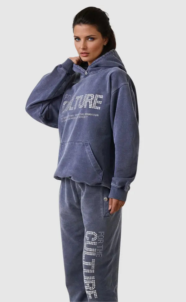 Hoodie Homme avec Impression Frontale – Confort & Style Urbain