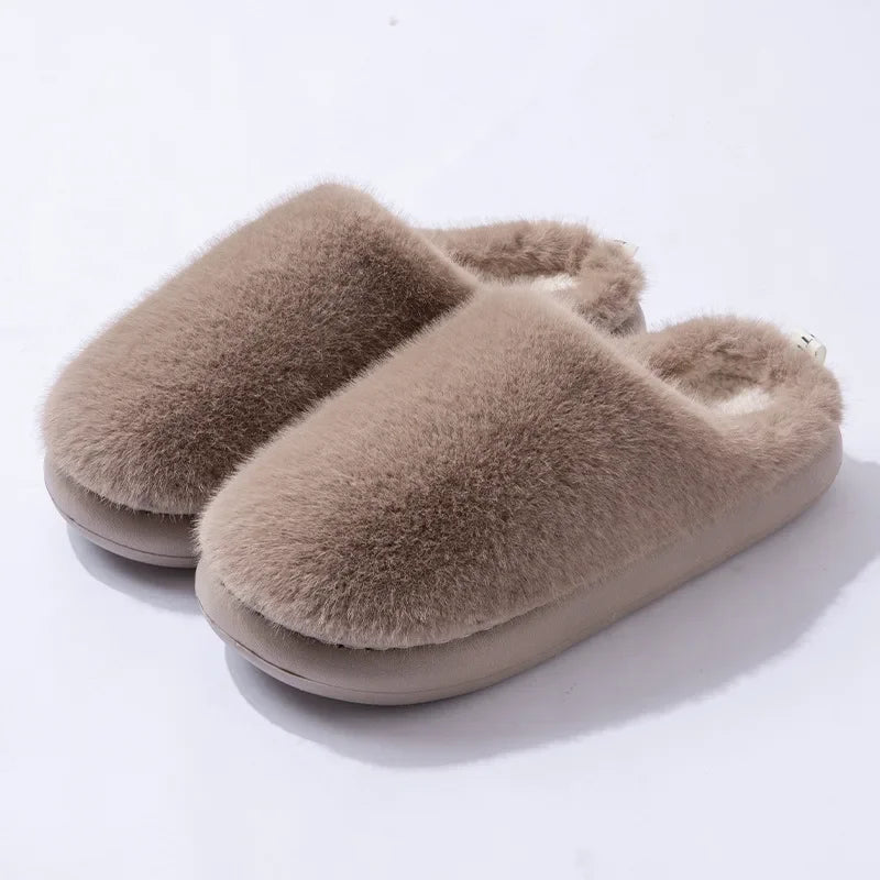 Nadège | Chaussons Femme Intérieur Fermés en Velours Doux avec Doublure Chaude & Confort Moelleux