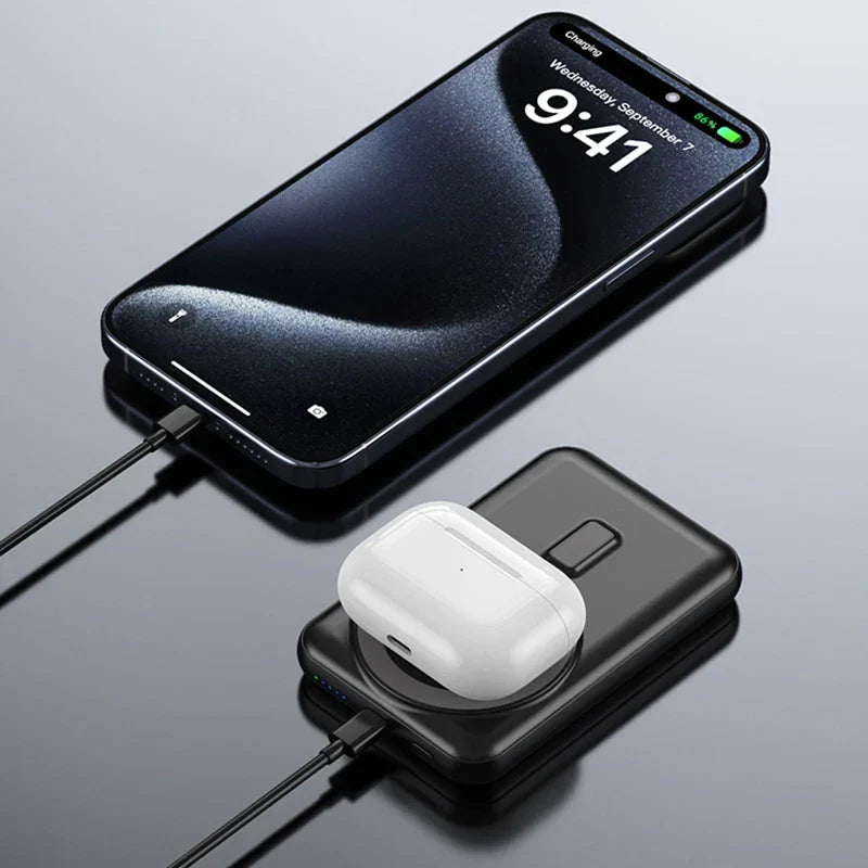 SolarVolt™ | 20.000-mAh-Powerbank mit Solarpanel und kabellosem Laden