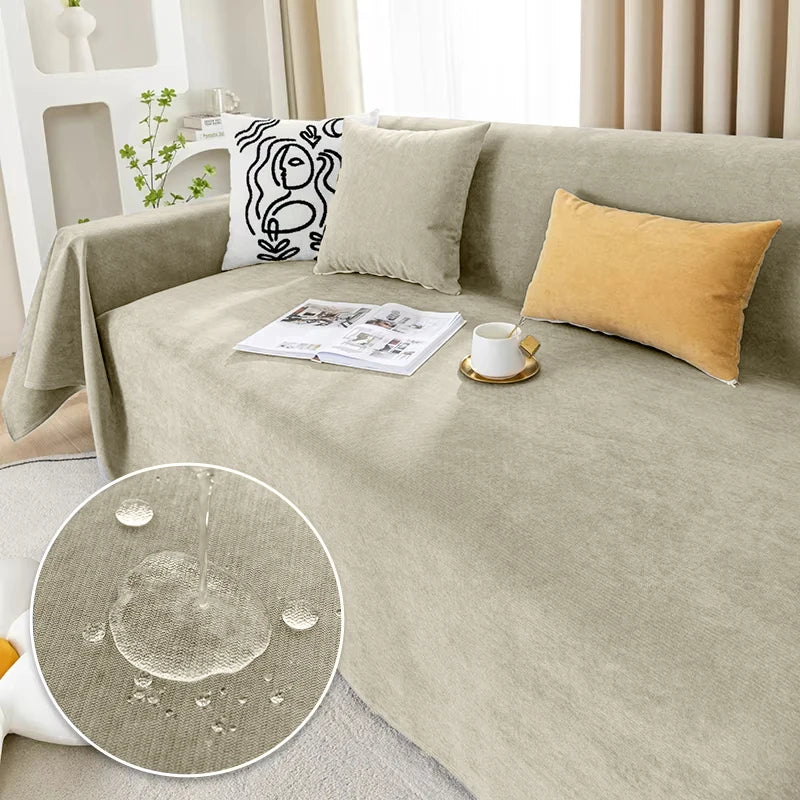 HomeGuard™ | Vielseitige Sofa-Decke mit Quasten für Möbel- und Sofaschutz