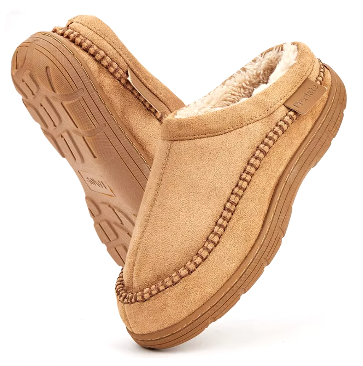 Blackthorne | Chaussons Mules Homme en Mousse à Mémoire de Forme avec Doublure Chaude & Semelle Antidérapante