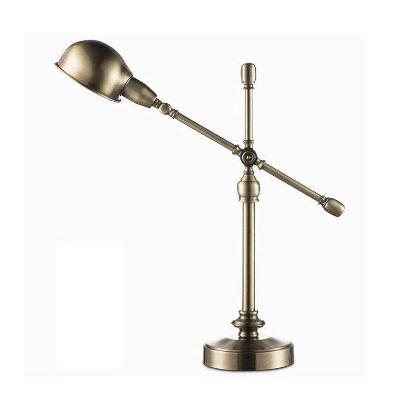 CopperGlow™ | Mid-Century-Schreibtischlampe aus Metall mit verstellbarem Licht