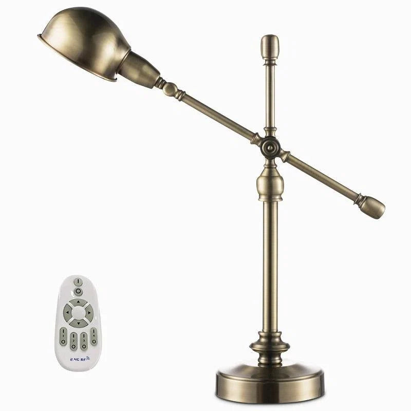 CopperGlow™ | Mid-Century-Schreibtischlampe aus Metall mit verstellbarem Licht