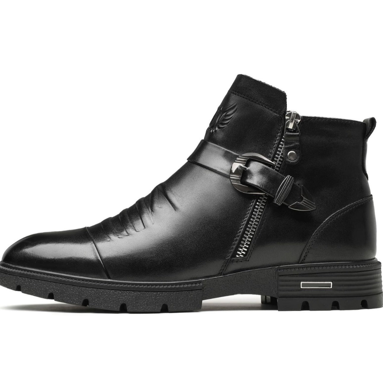 Bottes Homme Noires Élégantes | Slip-on Confortables pour Toutes Occasions