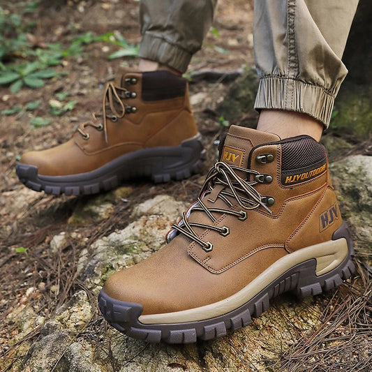 Halewood | Bottes Hautes Homme Randonnée & Travail Extérieur Antidérapantes
