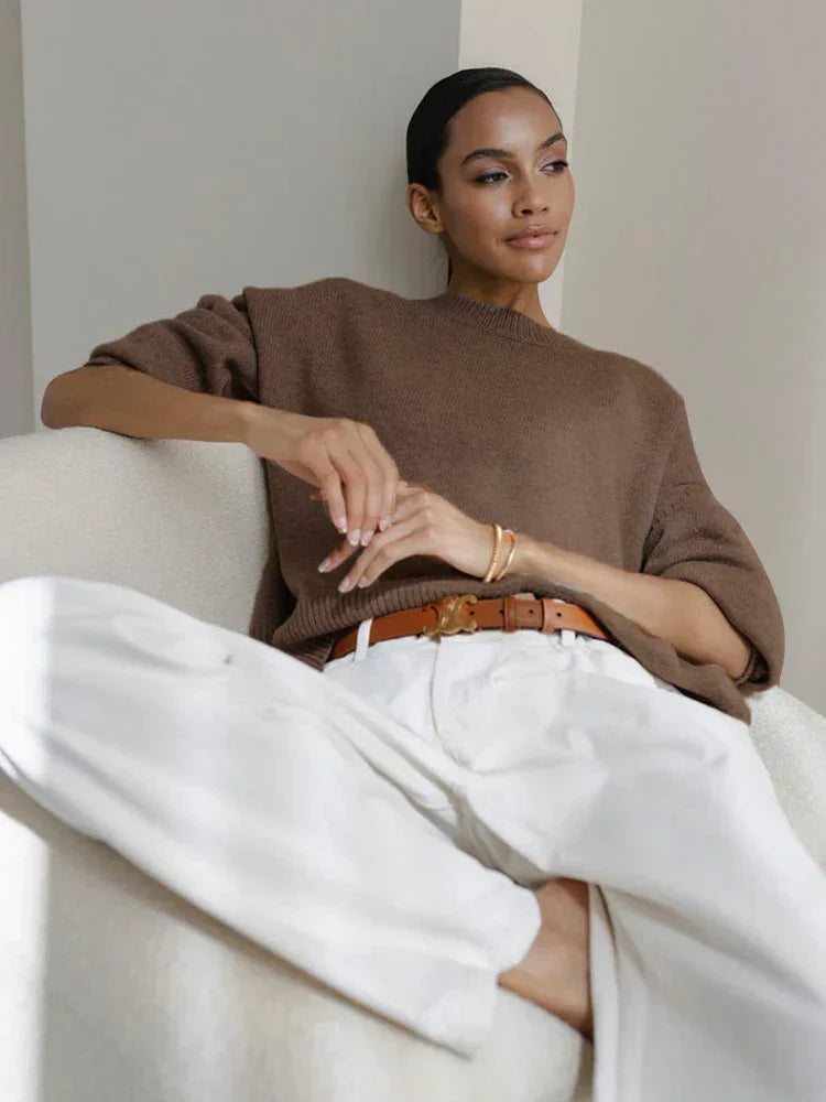 Pull en cachemire pour femme – Doux, Élégant & Intemporel