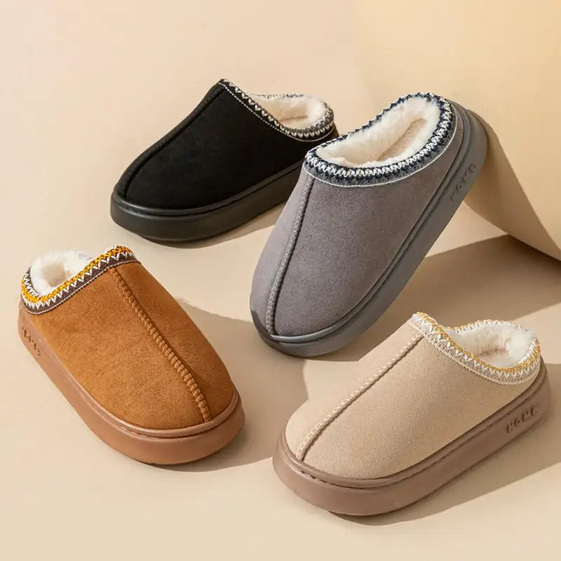Morgane | Chaussons Femme Hiver avec Doublure Douce & Semelle Antidérapante pour Confort Intérieur