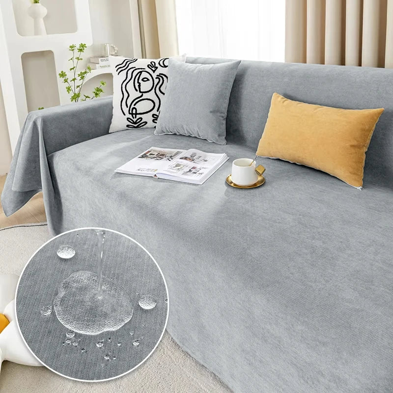 HomeGuard™ | Vielseitige Sofa-Decke mit Quasten für Möbel- und Sofaschutz