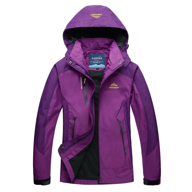 Vallerie | Veste Femme Coupe-Vent Imperméable avec Capuche Sport