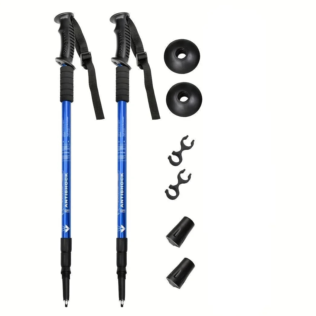 TrekVanta™ | Verstellbare Trekkingstöcke aus Aluminium mit Stoßdämpfung