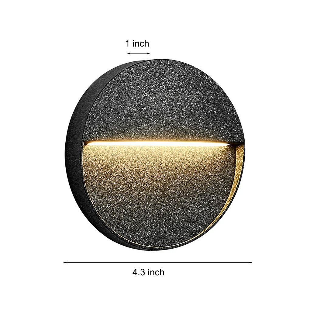 StairGlow™ | Runde LED-Treppenleuchte aus Aluminium mit warmweißem Licht