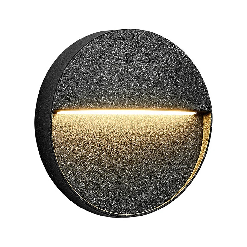 StairGlow™ | Runde LED-Treppenleuchte aus Aluminium mit warmweißem Licht